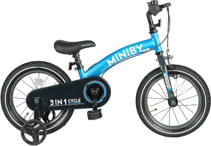 Двоколісний велосипед Qplay Miniby 3в1 Blue (CB01MiniByBlue)